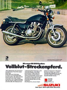 '79 Heron Suzuki GS850G magazine ad